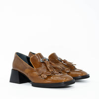 MISV10 PATENT LEATHER HEEL LOAFERS