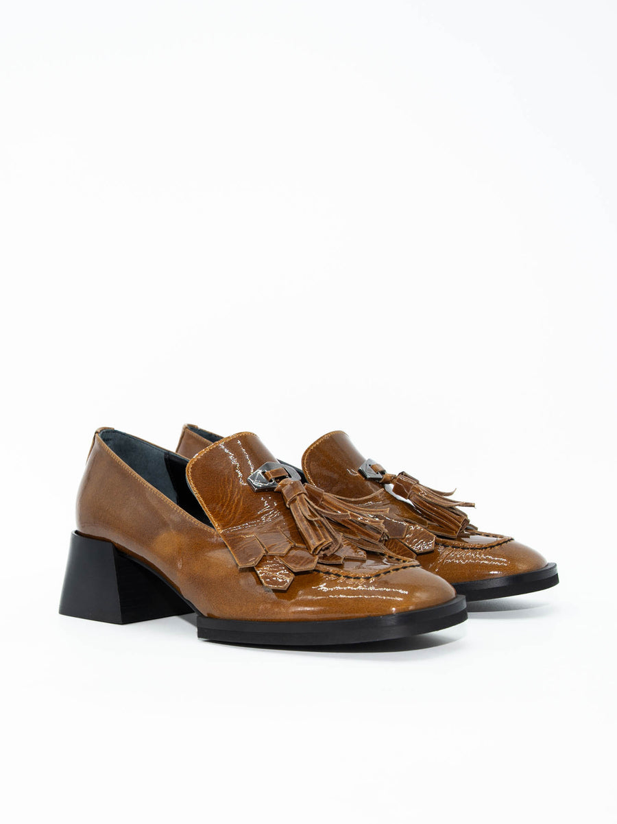 MISV10 PATENT LEATHER HEEL LOAFERS