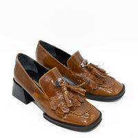 MISV10 PATENT LEATHER HEEL LOAFERS