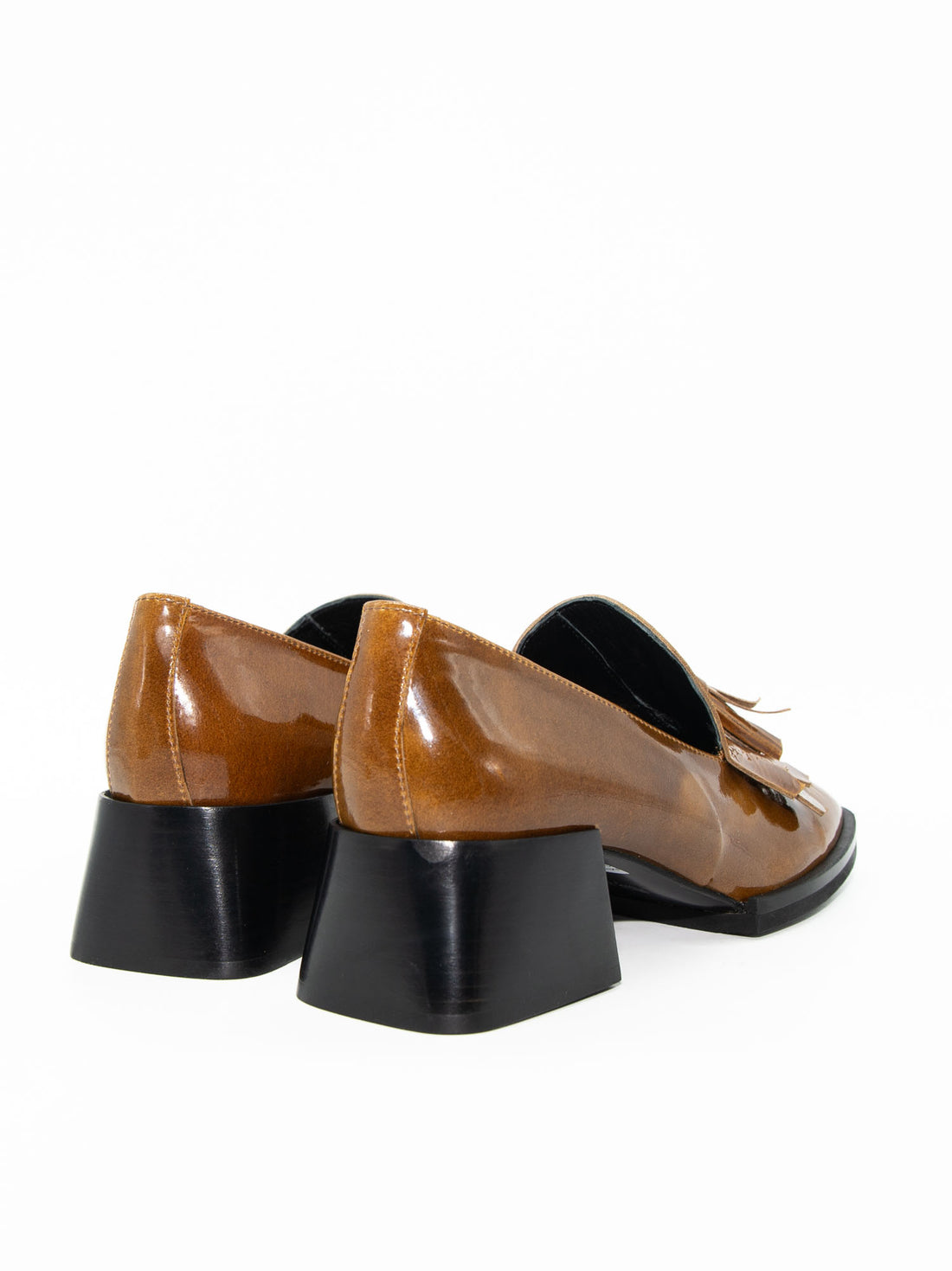 MISV10 PATENT LEATHER HEEL LOAFERS