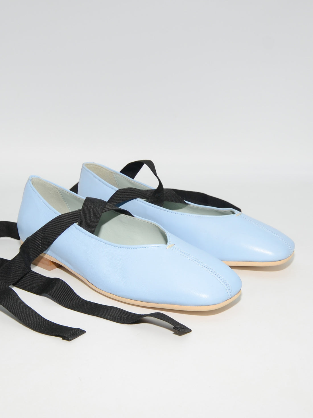 PRKG3 LEATHER BALLERINAS