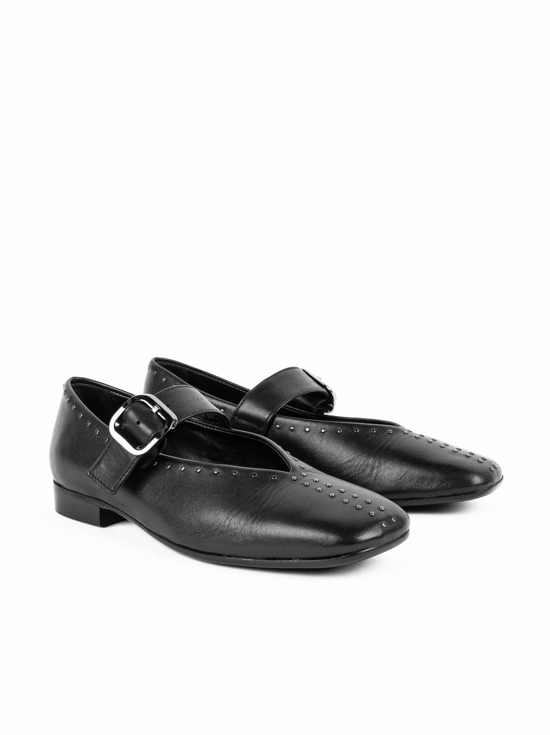 PRKG7 LEATHER BALLERINAS