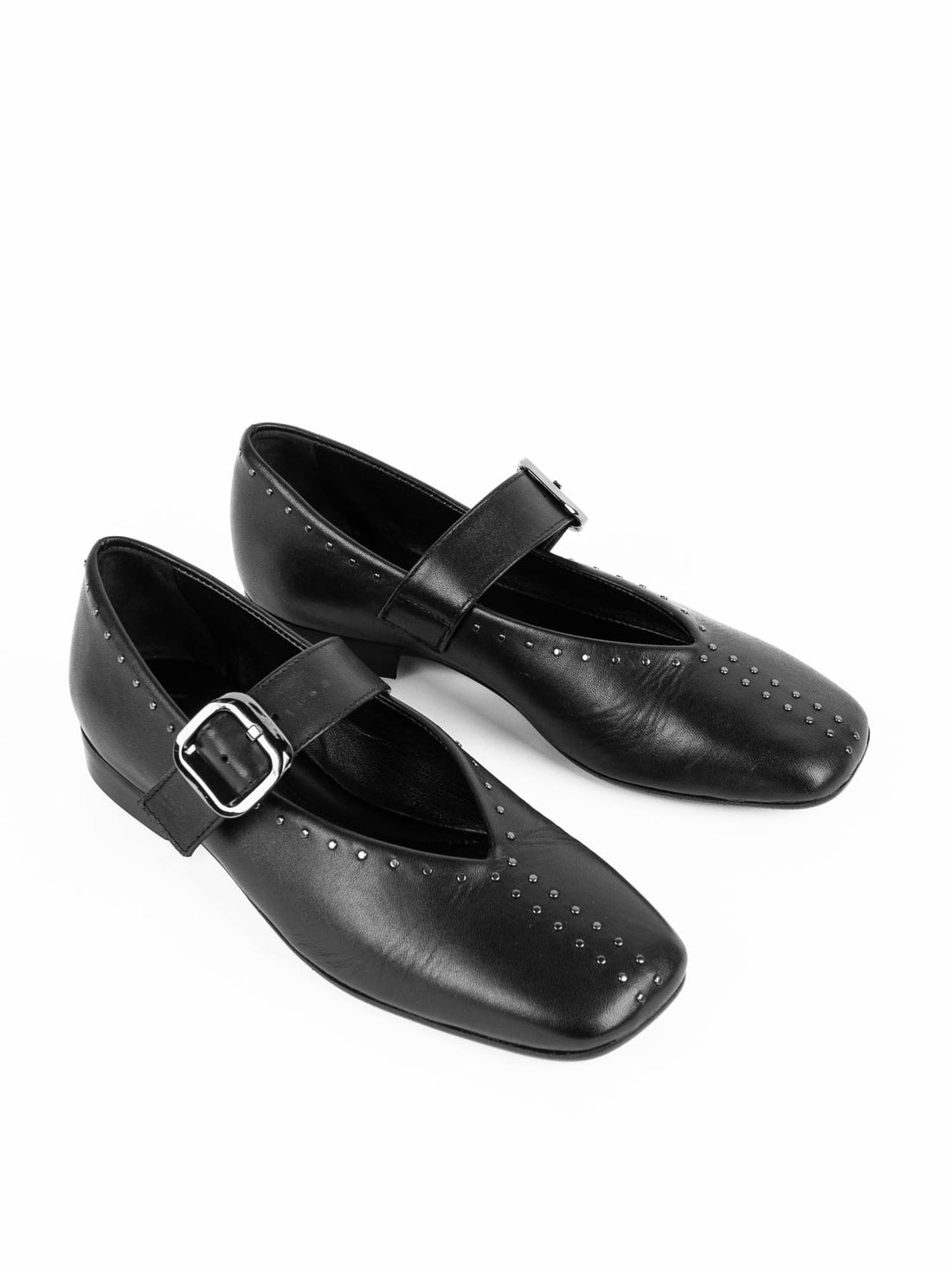 PRKG7 LEATHER BALLERINAS