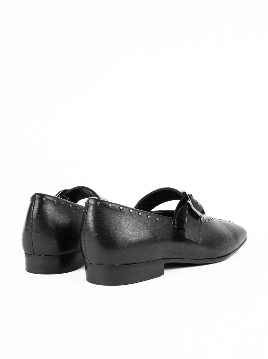 PRKG7 LEATHER BALLERINAS