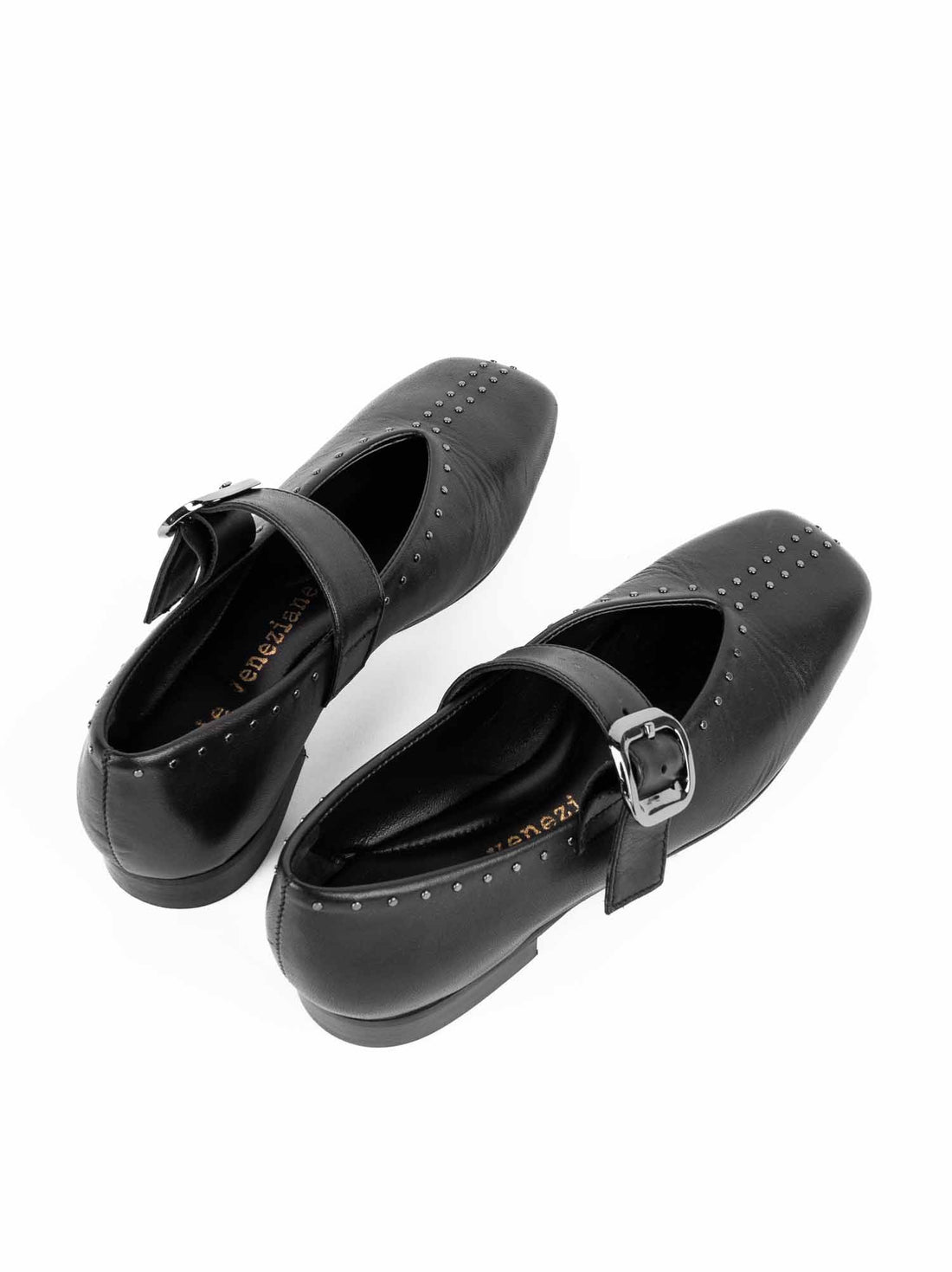 PRKG7 LEATHER BALLERINAS