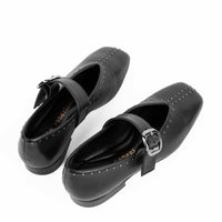 PRKG7 LEATHER BALLERINAS