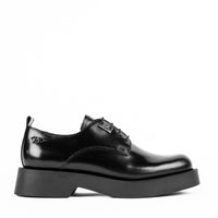 TAG1 BRUSHED LEATHER LACE-UP SHOES