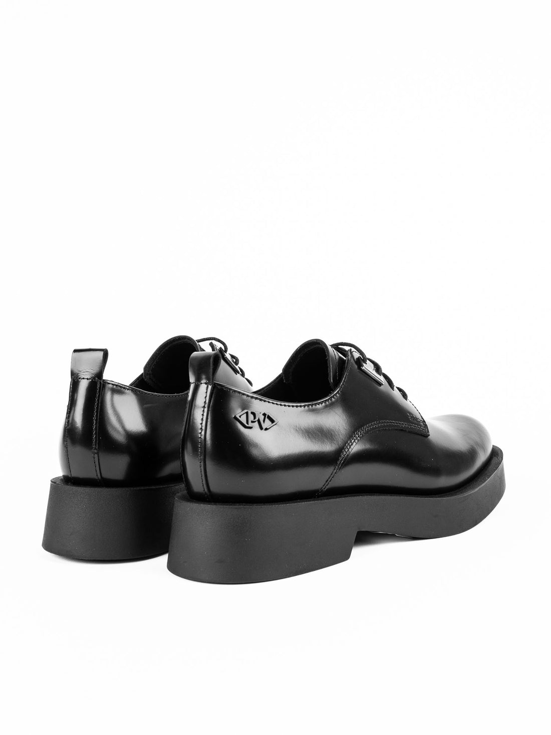 TAG1 BRUSHED LEATHER LACE-UP SHOES