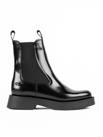 TAG1 BRUSHED LEATHER CHELSEA ANKLE BOOTS