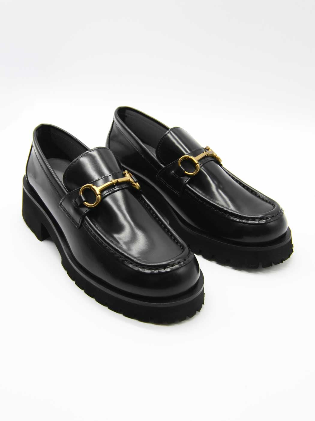 JMC30N BRUSHED LEATHER LOAFERS