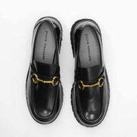 JMC30N BRUSHED LEATHER LOAFERS