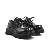JMN182N BRUSHED LEATHER LACE-UP SHOES