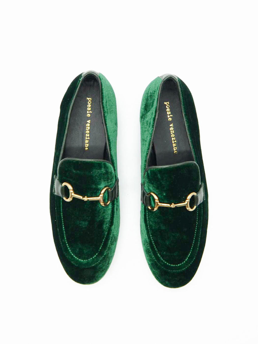 JJA65 VELVET LOAFERS