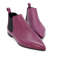 DF41 LEATHER CHELSEA ANKLE BOOTS