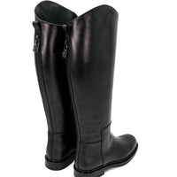 FMJ22 LEATHER TALL BOOTS