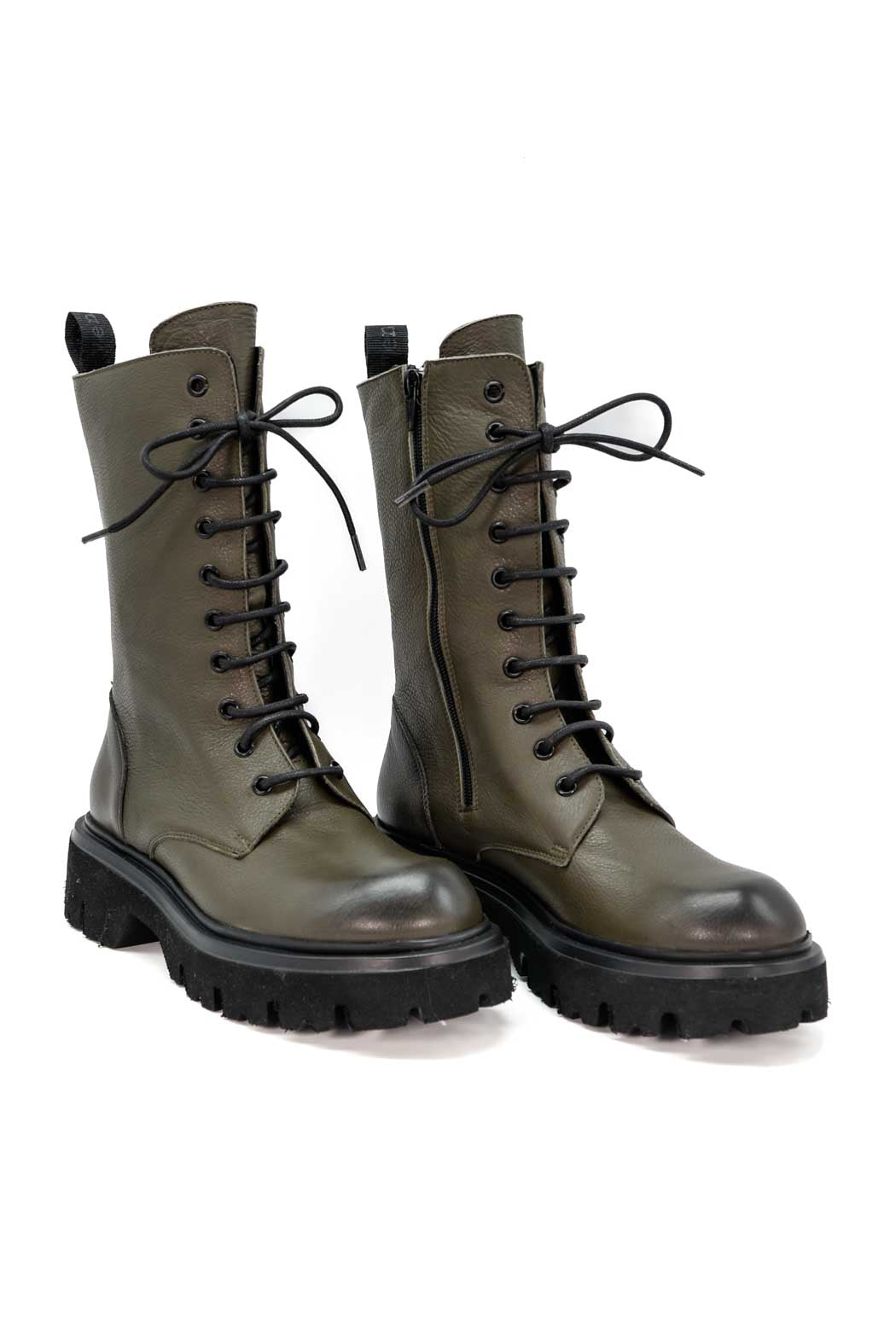 JMN10N LEATHER LACE-UP COMBAT BOOTS