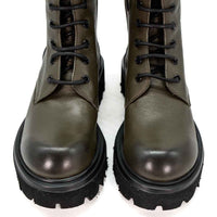 JMN10N LEATHER LACE-UP COMBAT BOOTS