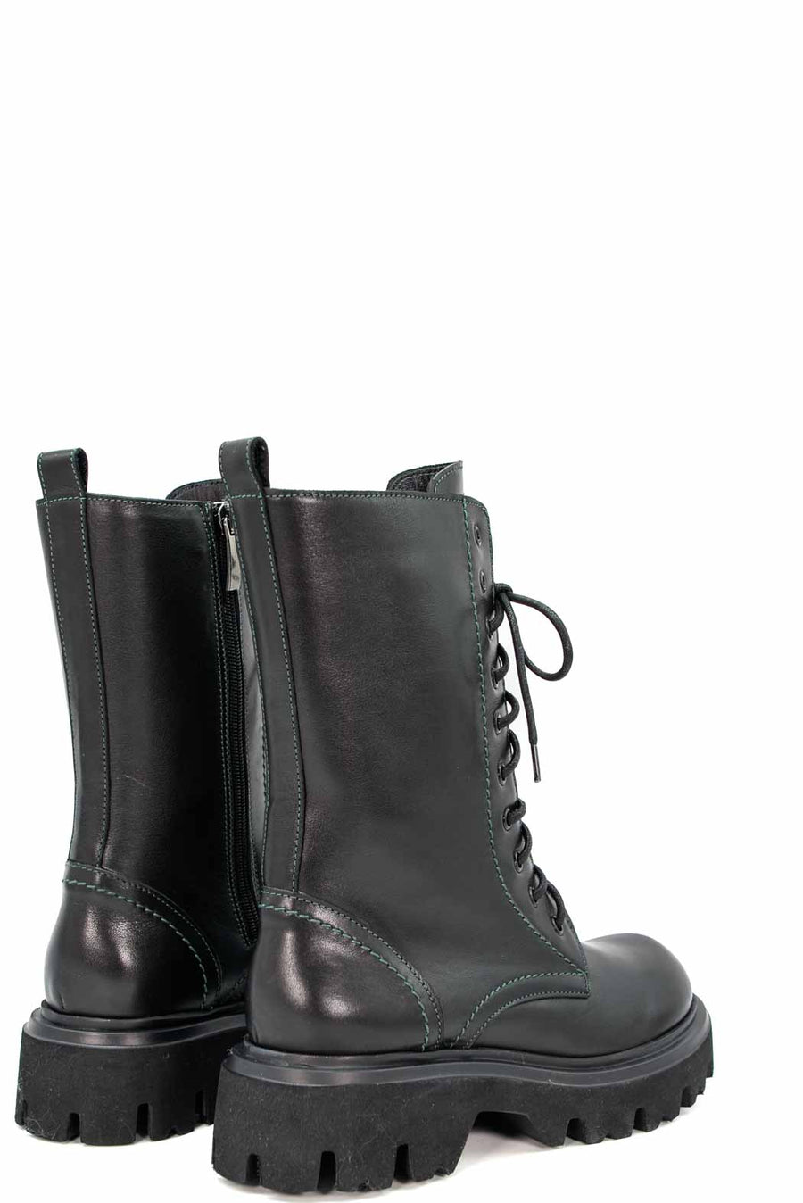 JMN10N LEATHER LACE-UP COMBAT BOOTS