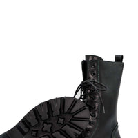 JMN10N LEATHER LACE-UP COMBAT BOOTS