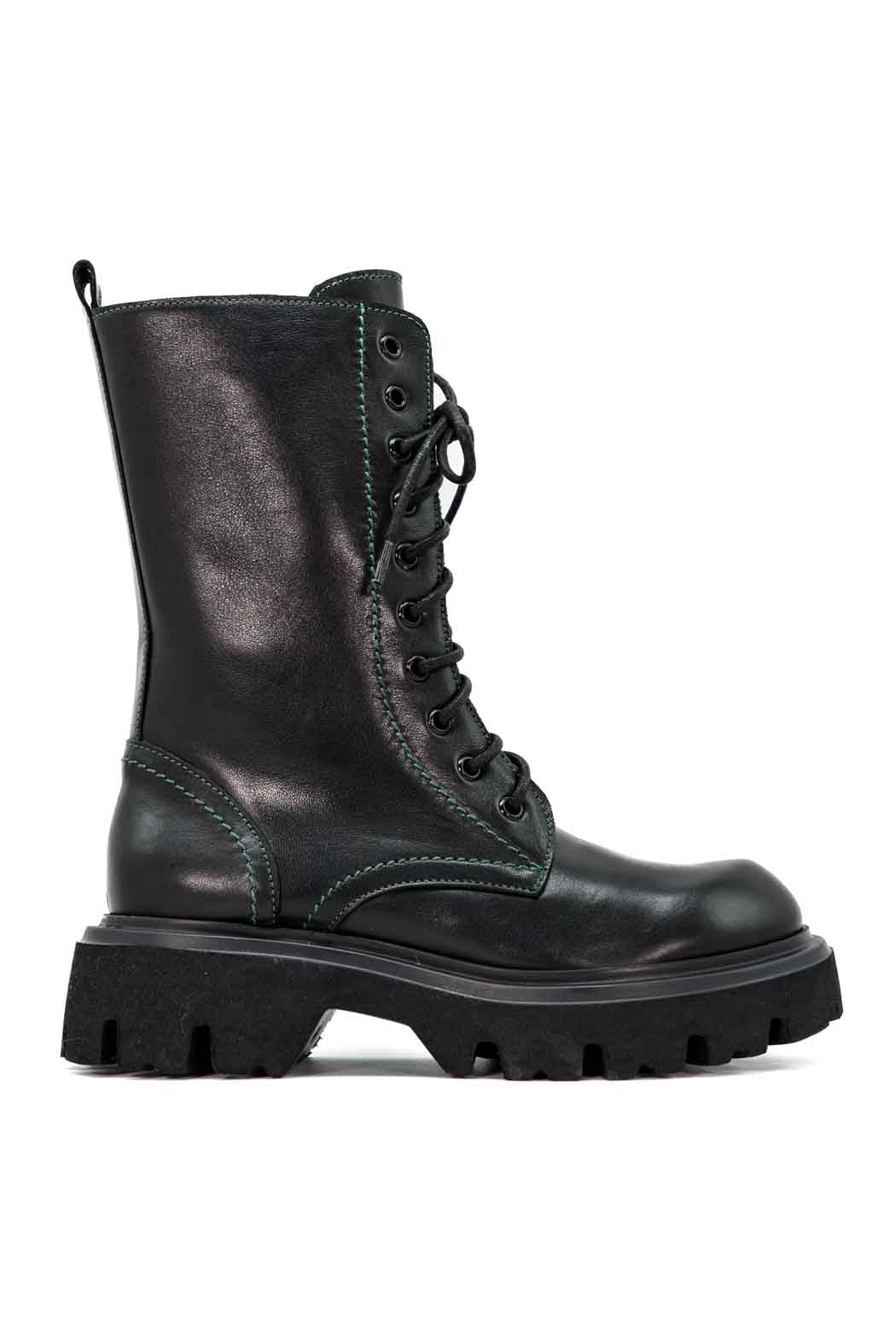 JMN10N LEATHER LACE-UP COMBAT BOOTS