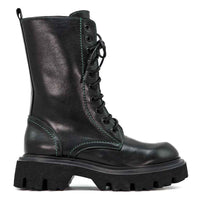 JMN10N LEATHER LACE-UP COMBAT BOOTS