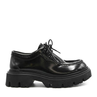 JMN182N BRUSHED LEATHER LACE-UP SHOES