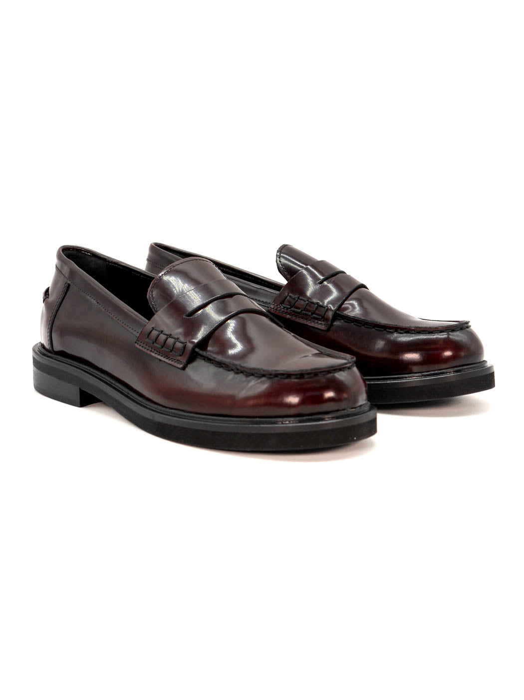 JPG30Q BRUSHED LEATHER LOAFERS