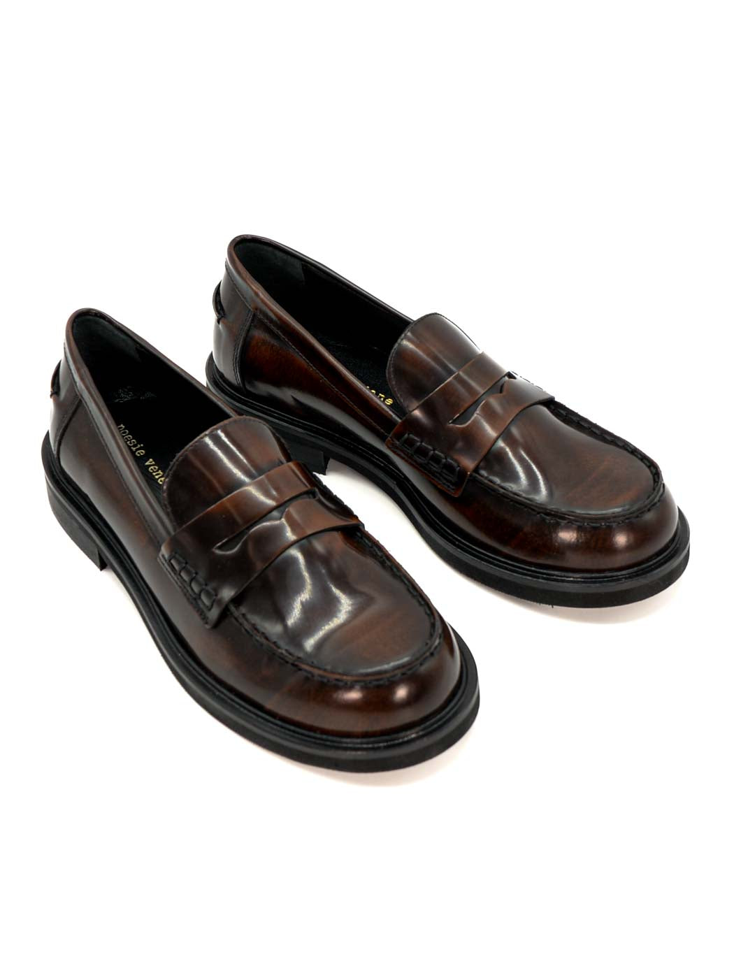 JPG30Q BRUSHED LEATHER LOAFERS