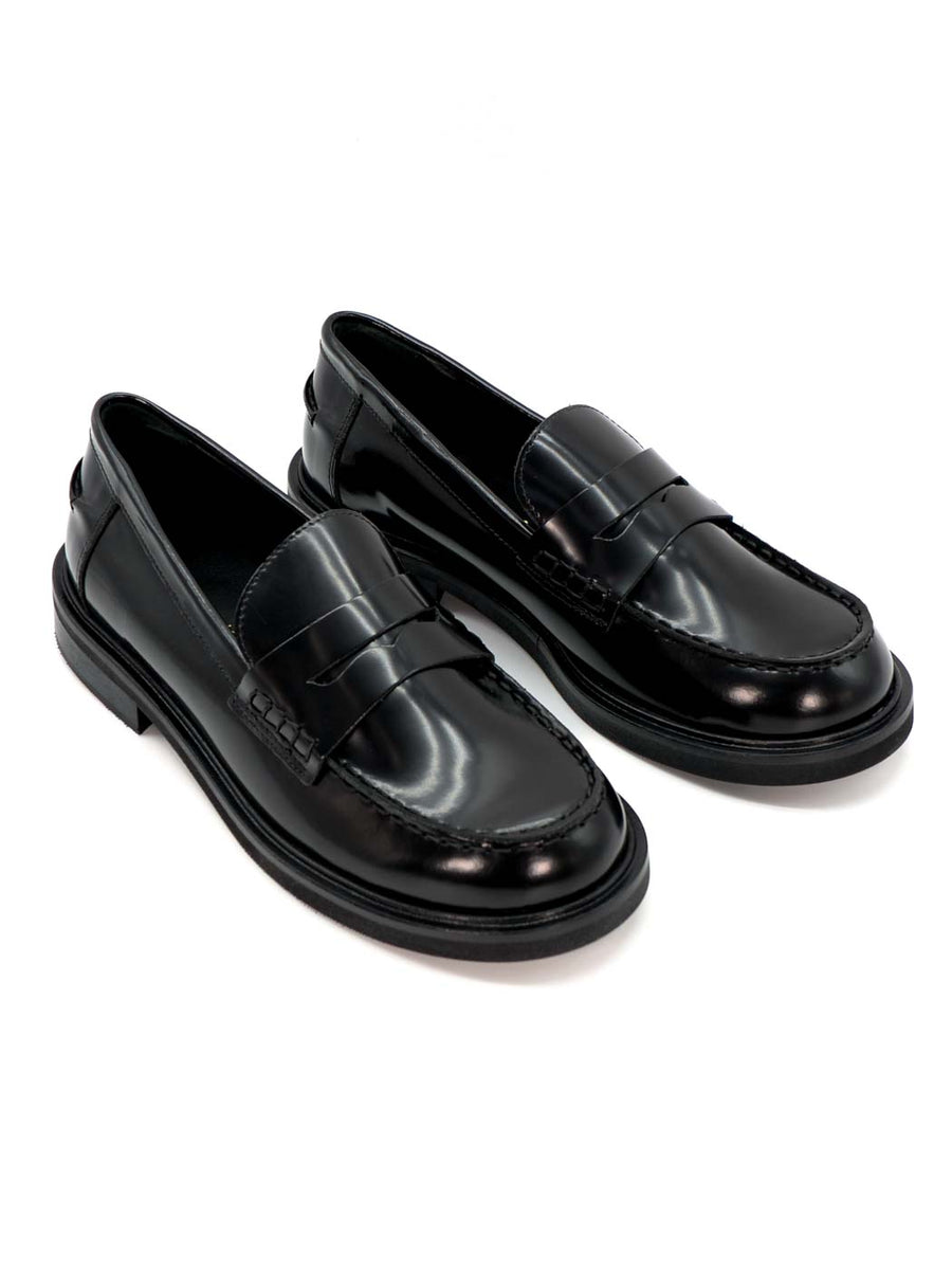 JPG30Q BRUSHED LEATHER LOAFERS