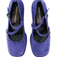 MCA24 SUEDE PLATFORM PUMPS