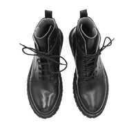J0275U LEATHER LACE-UP ANKLE BOOTS