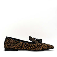 RLI139 FLOCKED SUEDE LOAFERS